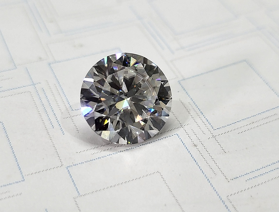 6 Ct Round Cut Lab Grown Diamond Certified D Color VVS1 Loose Gemstone