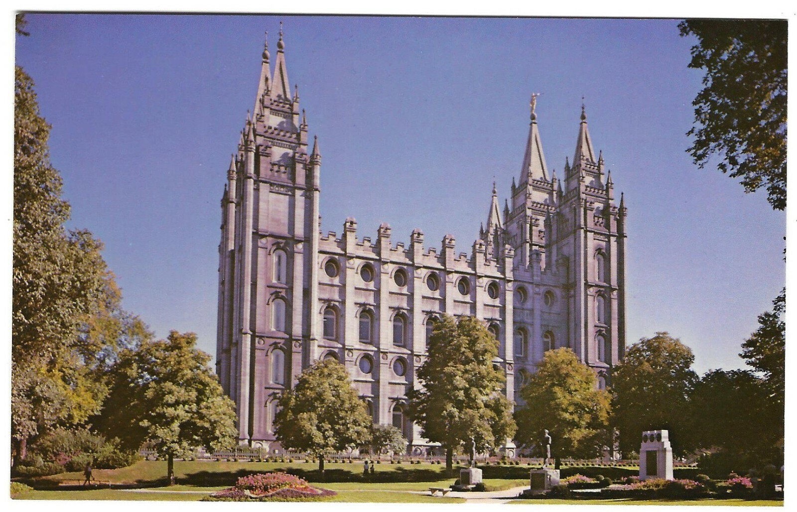 Salt Lake City Temple, Utah, c1950s Unused Postcard, LDS Mormon