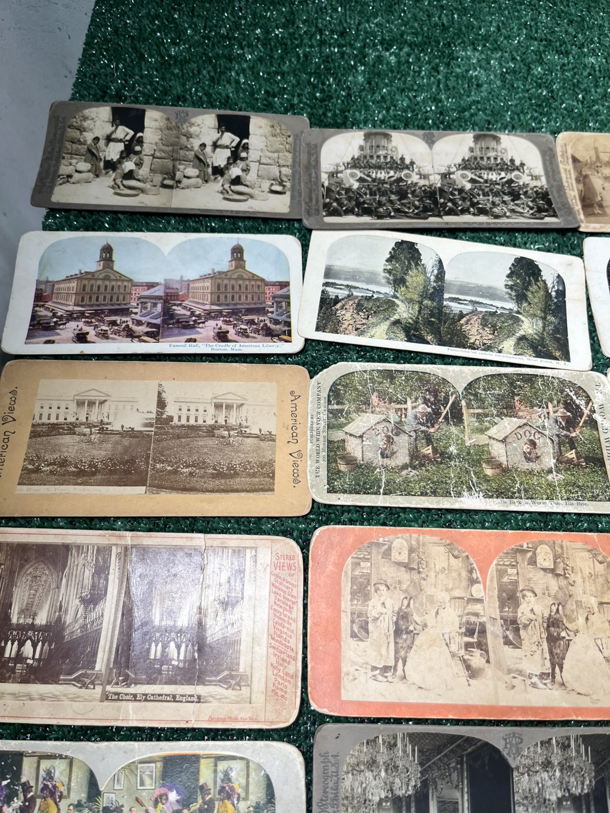 Stereoview 3 D Cards Lot Of 56 Travel, War, Animals, People ect Stereoview 3 D Cards Lot Of 56 Travel, War, Animals, People ect