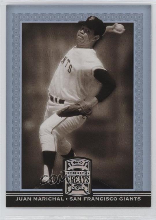 2005 Donruss Greats Silver Holofoil Juan Marichal #47 HOF 1l2