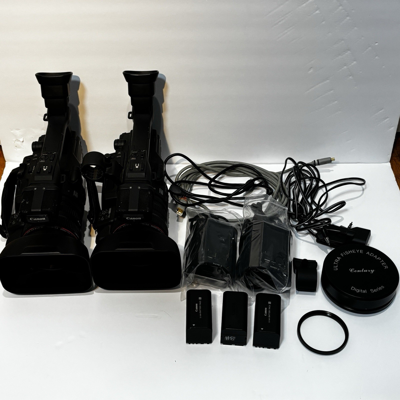 Canon XHA1 HD MiniDV Camcorder With Century Optics Mk2 Fisheye Lens Bundle