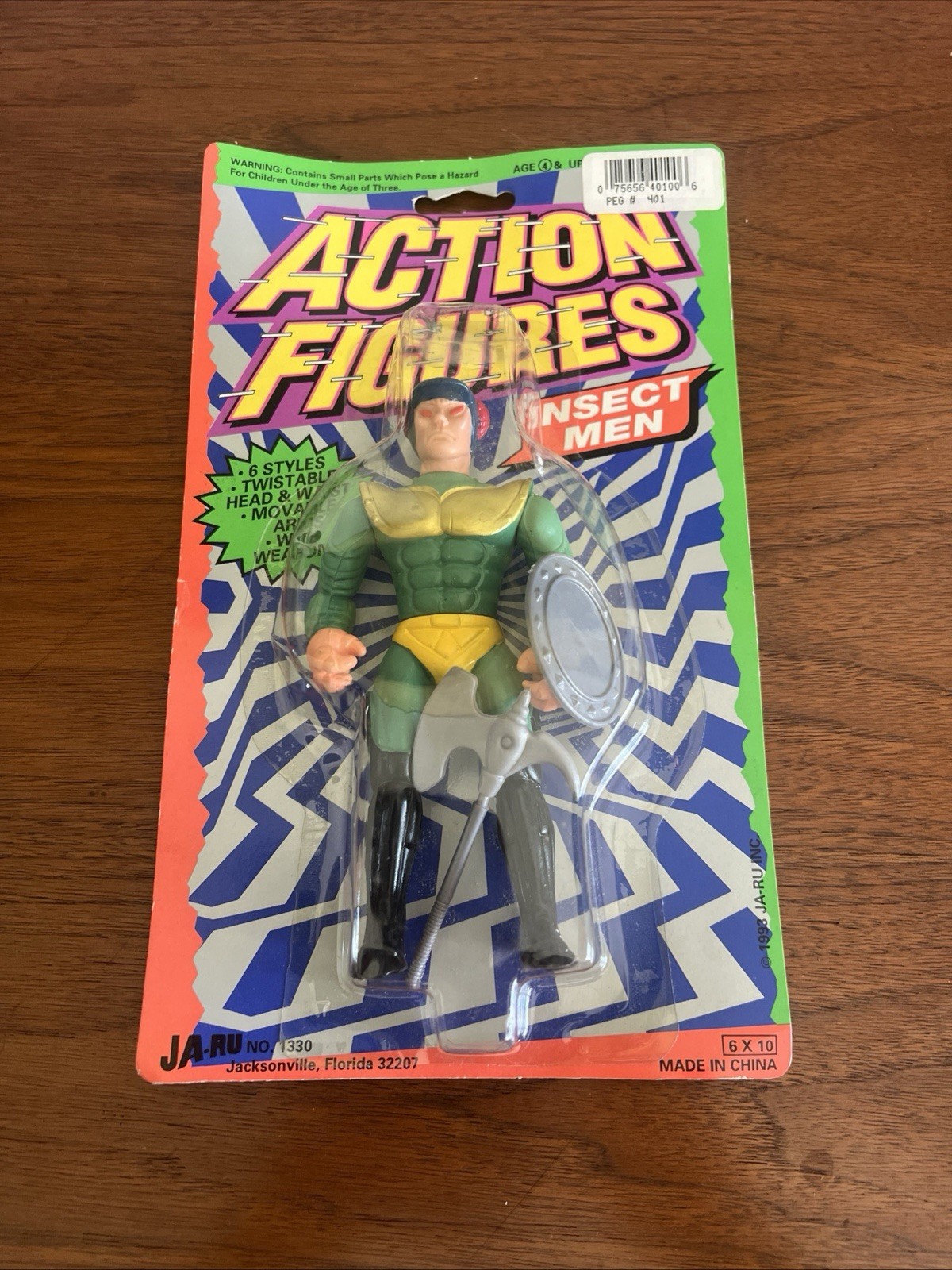 Vintage Action Figures Combo Warriors Made by JA-RU. MOTU Remco KO Insect Men