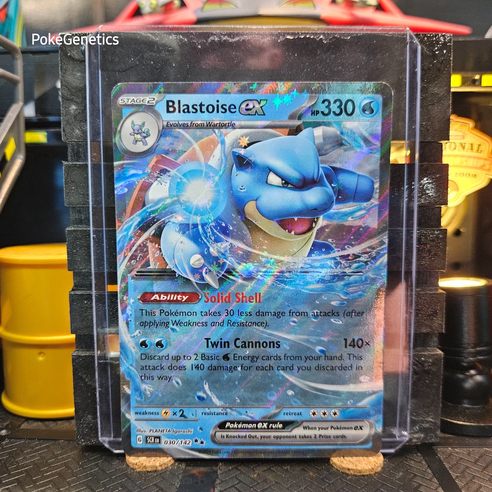 Blastoise ex Stellar Crown Ultra Rare Pokémon TCG 030/142 Scarlet & Violet SV07