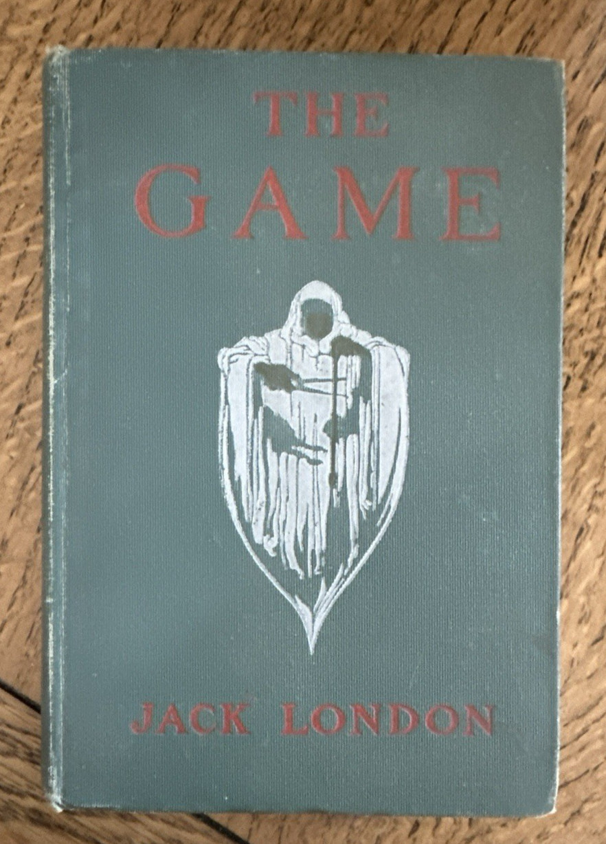1905 Jack London The Game 1st Edition / 2nd Issue Macmillan Illustrated HC