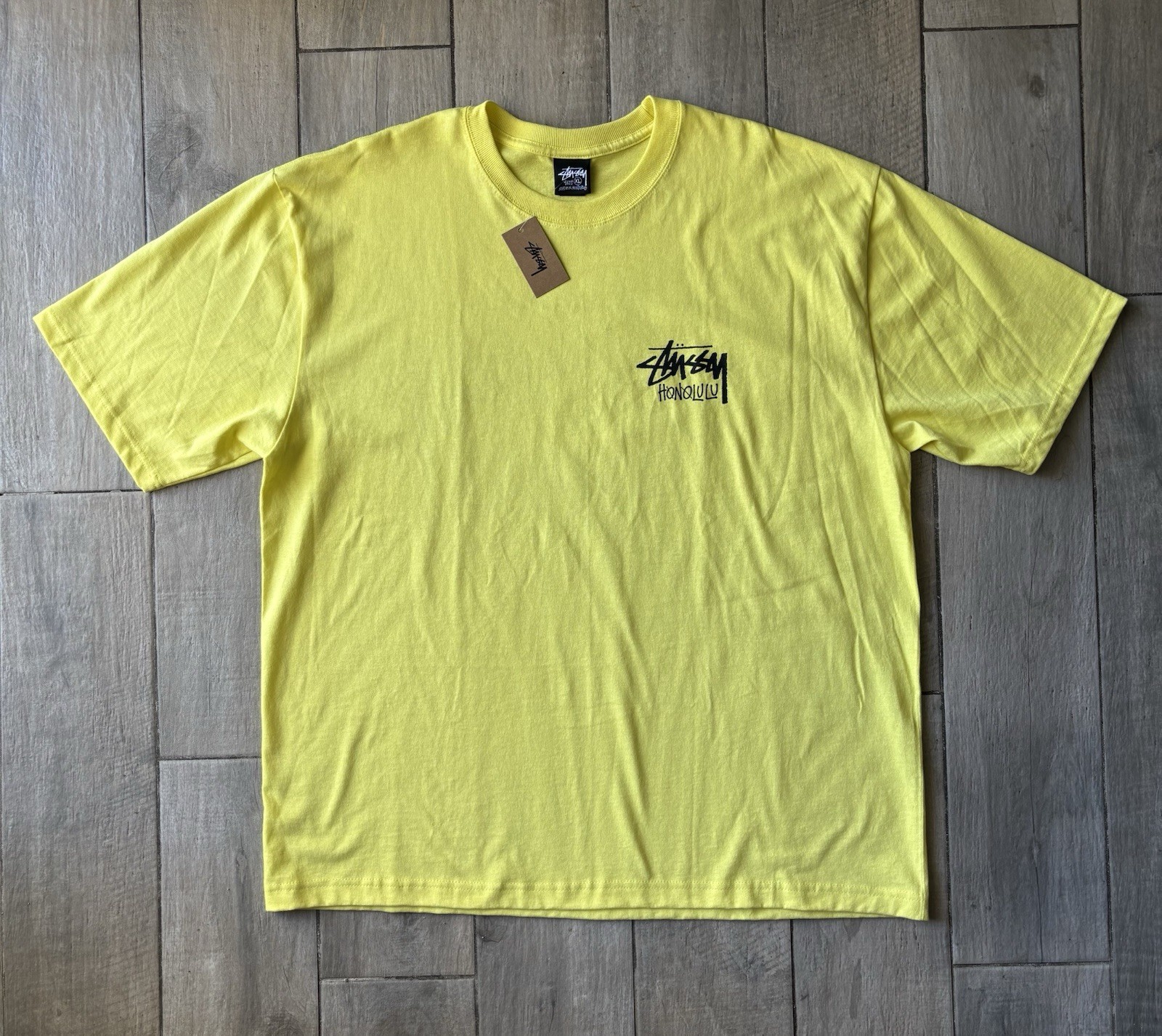 Stussy Honolulu Chapter Lemon T-Shirt XL ποΈ Stussy Honolulu Chapter Lemon T-Shirt XL ποΈ