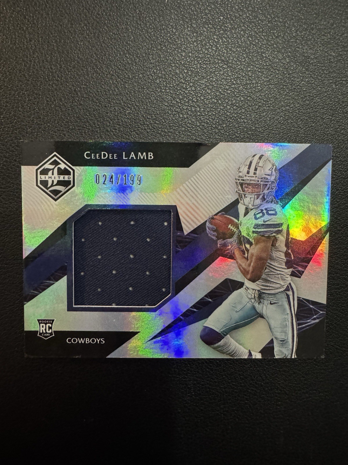 Panini 2020 Limited CeeDee Lamb Rookie Jumbo Jerseys RJ-CL /199 Damage READ