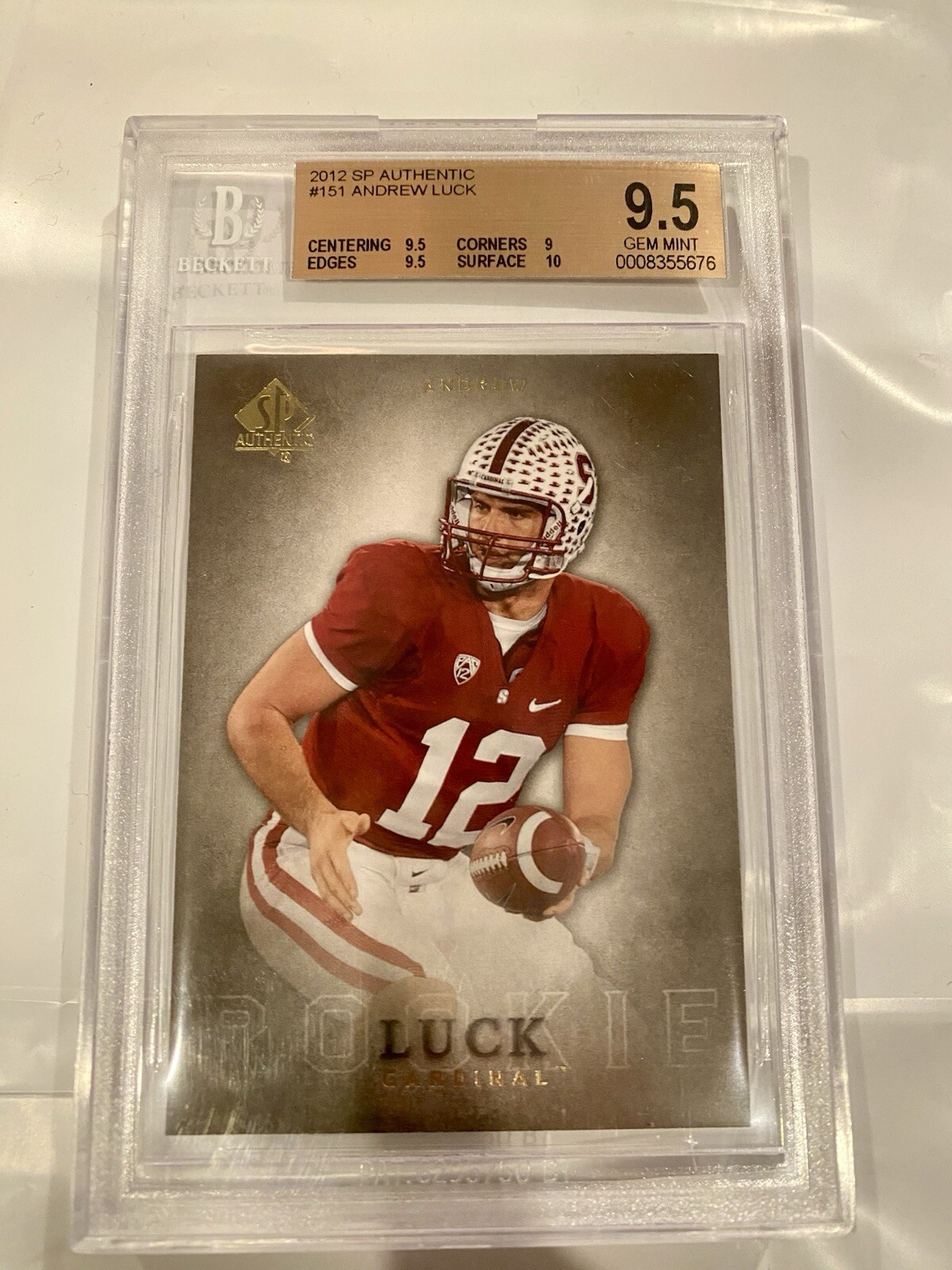 2012 SP Authentic - #151 Andrew Luck (RC) Indianapolis Colts 