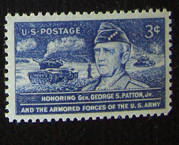 US 3¢ Stamp Scott #1026, Gen. George S. Patton  MNH 1953