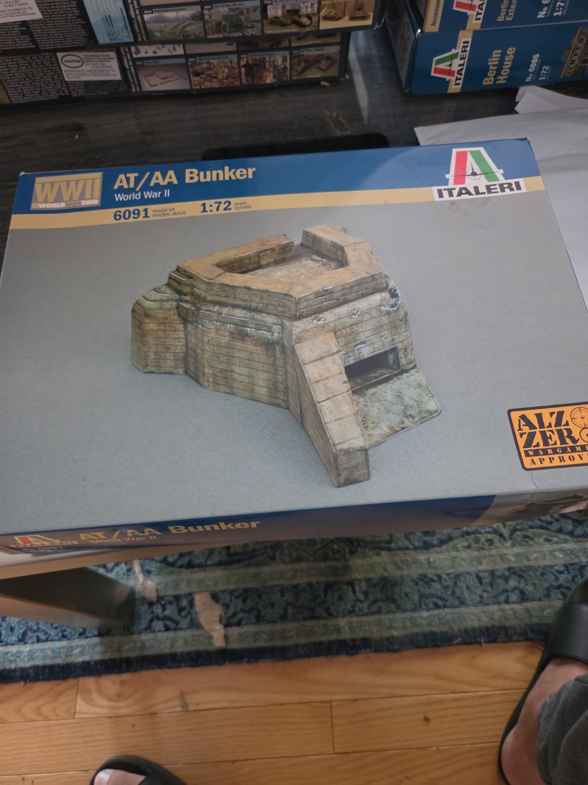 ITALERI 6091, 1:72 AT/AA BUNKER World War II, NIB, On Sprue. OOP. ITALERI 6091, 1:72 AT/AA BUNKER World War II, NIB, On Sprue. OOP.