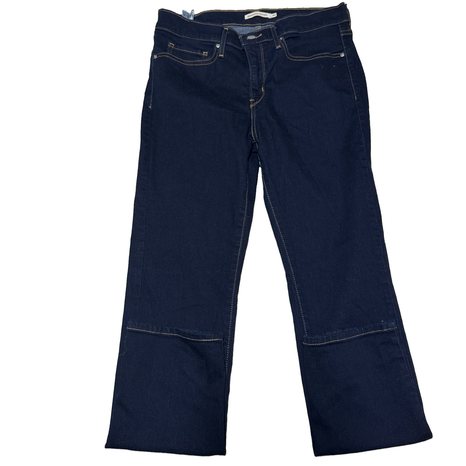 Levi\'s 314 Shaping Straight Jeans Women\'s Size 30x32 Dark Wash NWT 19631-0296