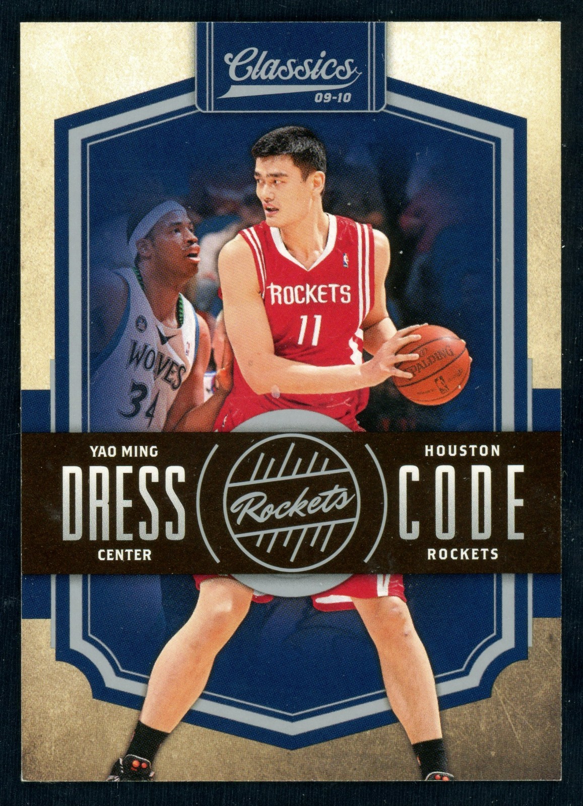 2009-10 Panini Classics Dress Code Yao Ming #4 Silver Parallel #\'d /250 SP HOF