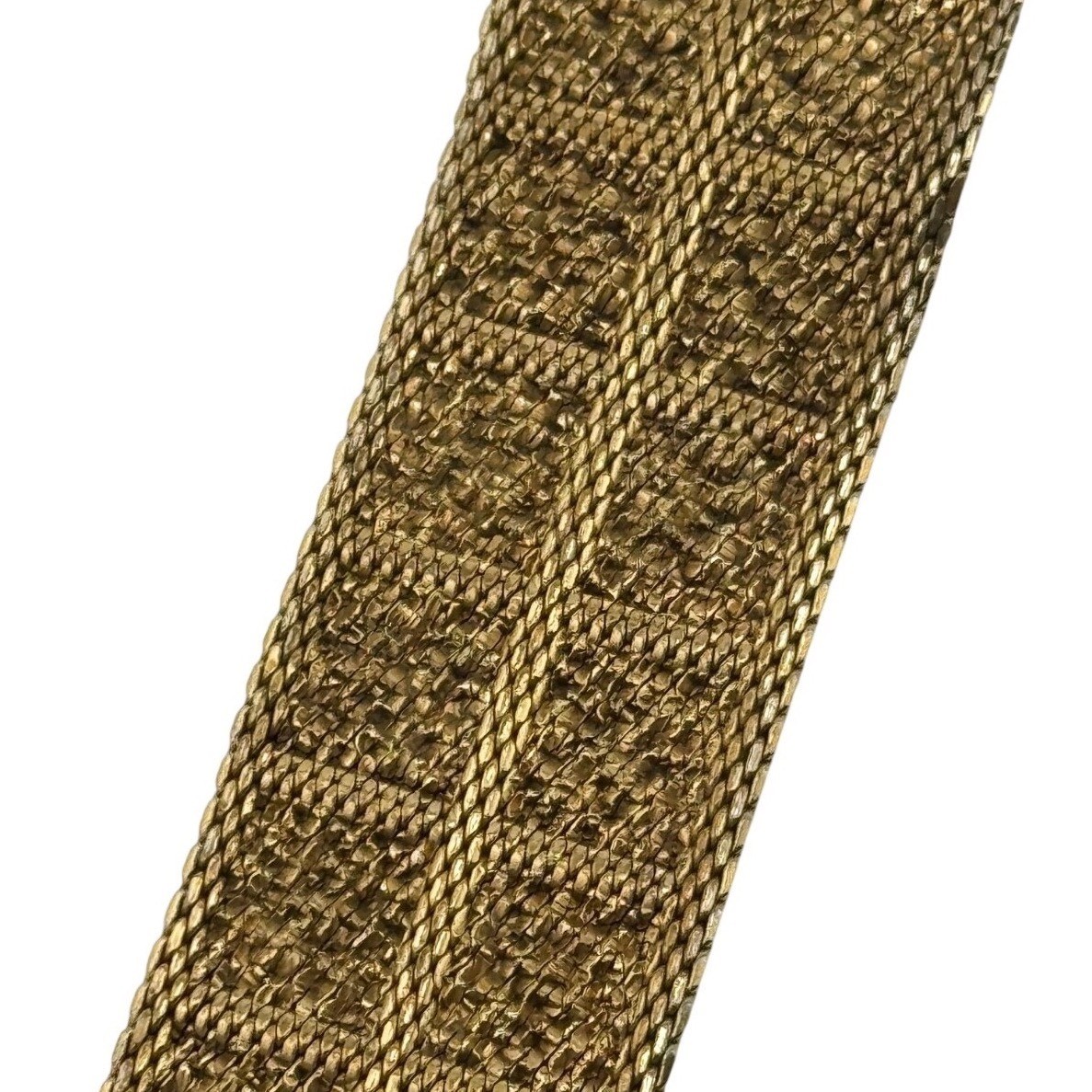 Vintage Grosse Signed Germany 1966 Gold Tone Mesh Bracelet