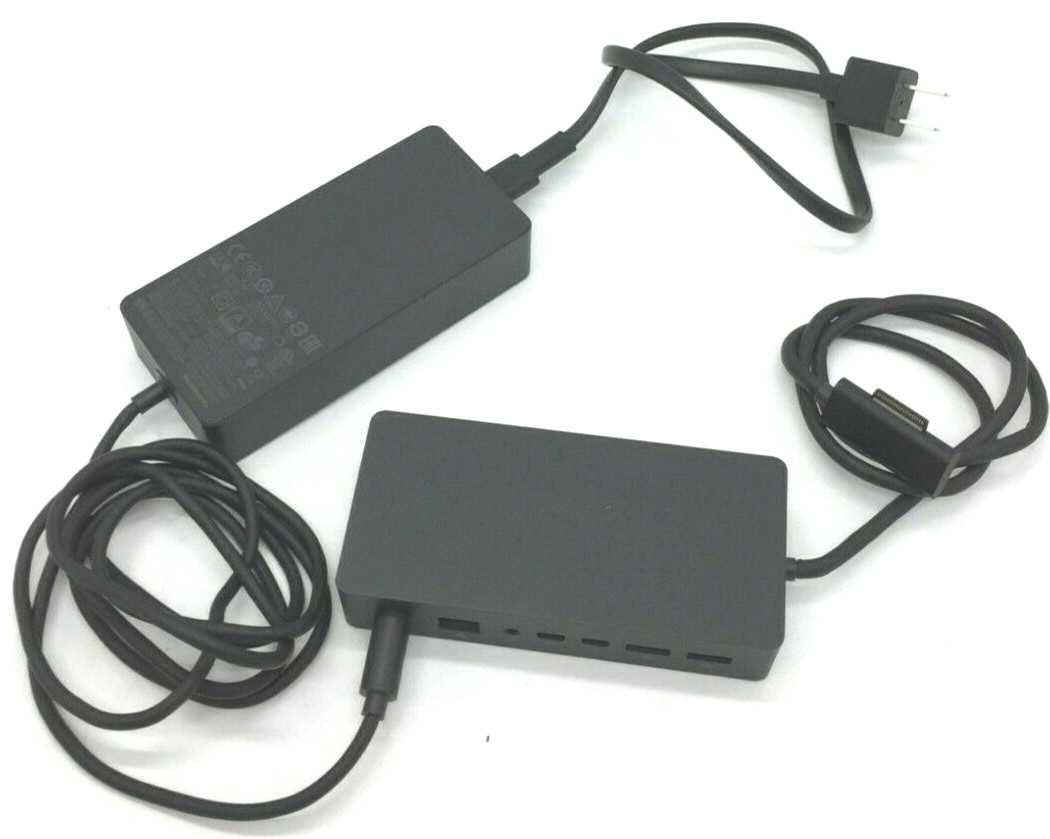 Microsoft Docking Station 1661 Surface Pro 3 4 5 6 7 8 9 1749   PF3-00005 AC