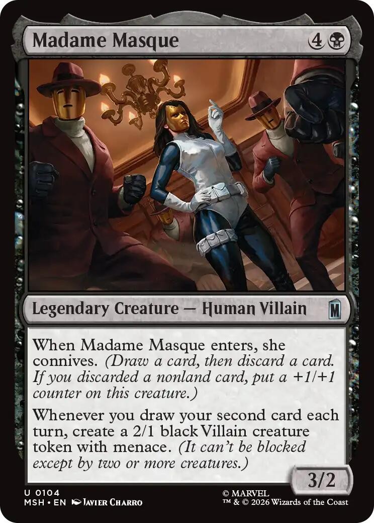 Madame Masque Marvel Super Heroes NM MTG