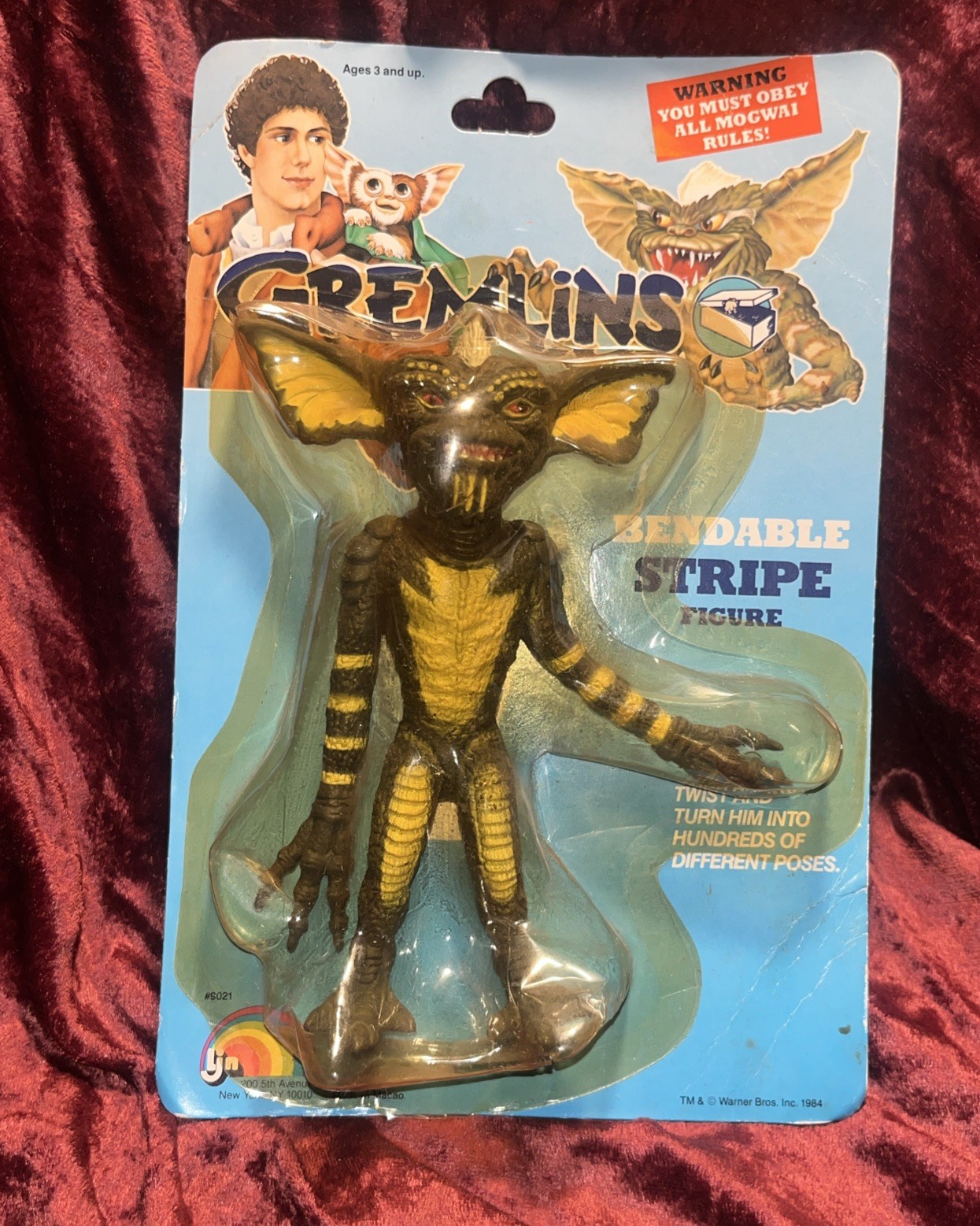 GREMLINS STRIPE LJN Bendable Figure New Sealed Vintage 1980’s Original