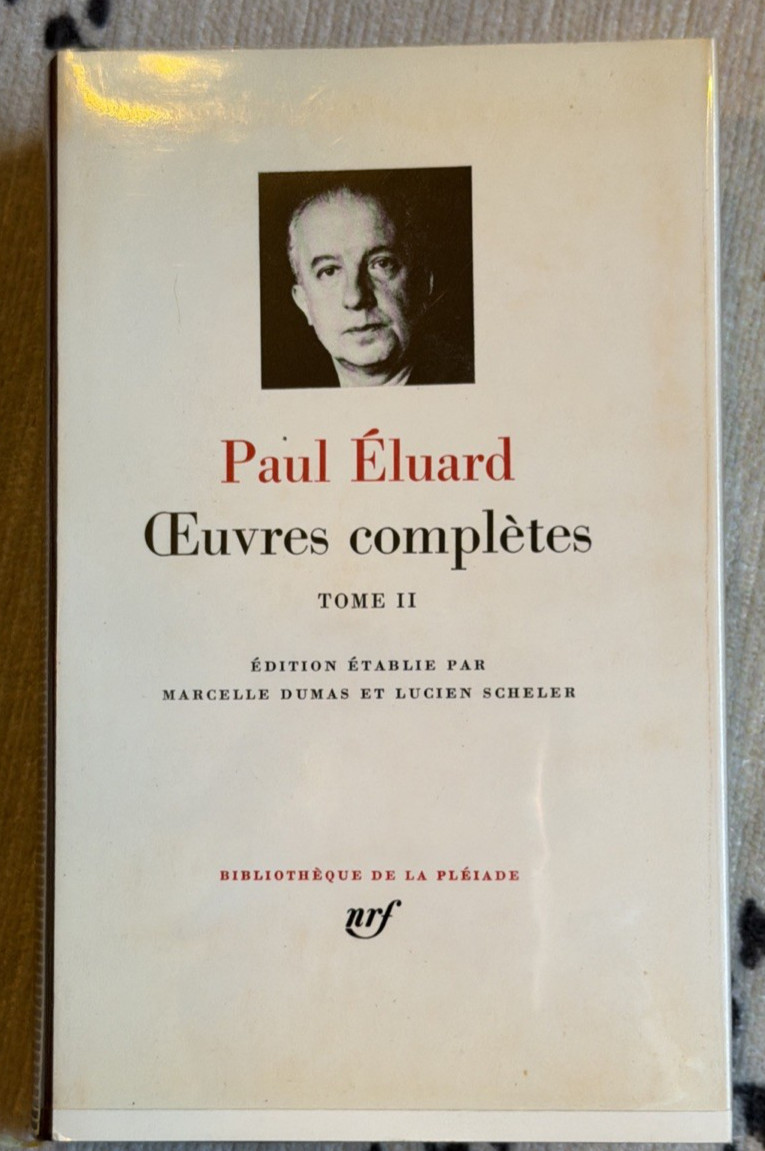 Oeuvres Complettes, Tome  by Paul Eluard