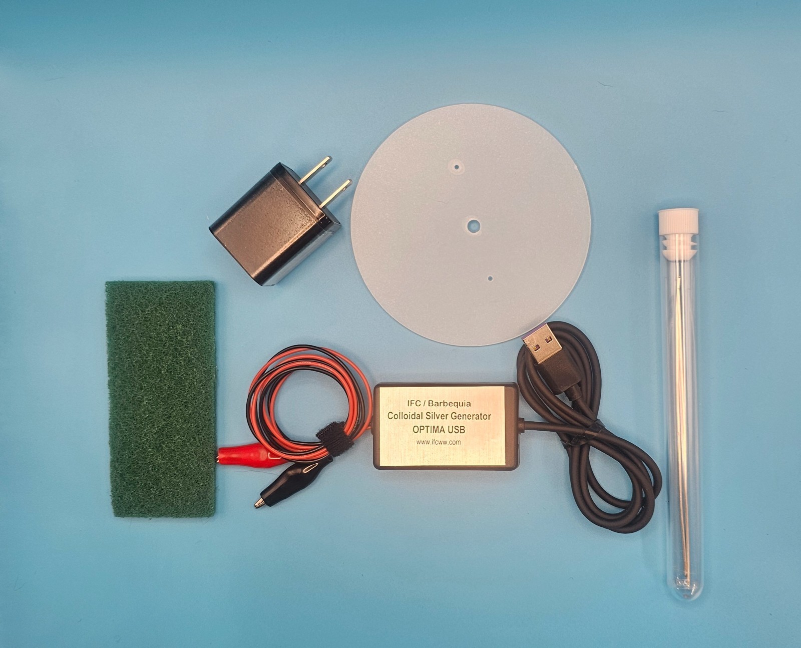 Optima USB Complete Colloidal Silver Generator | Constant Current | USB Powered Optima USB Complete Colloidal Silver Generator | Constant Current | USB Powered