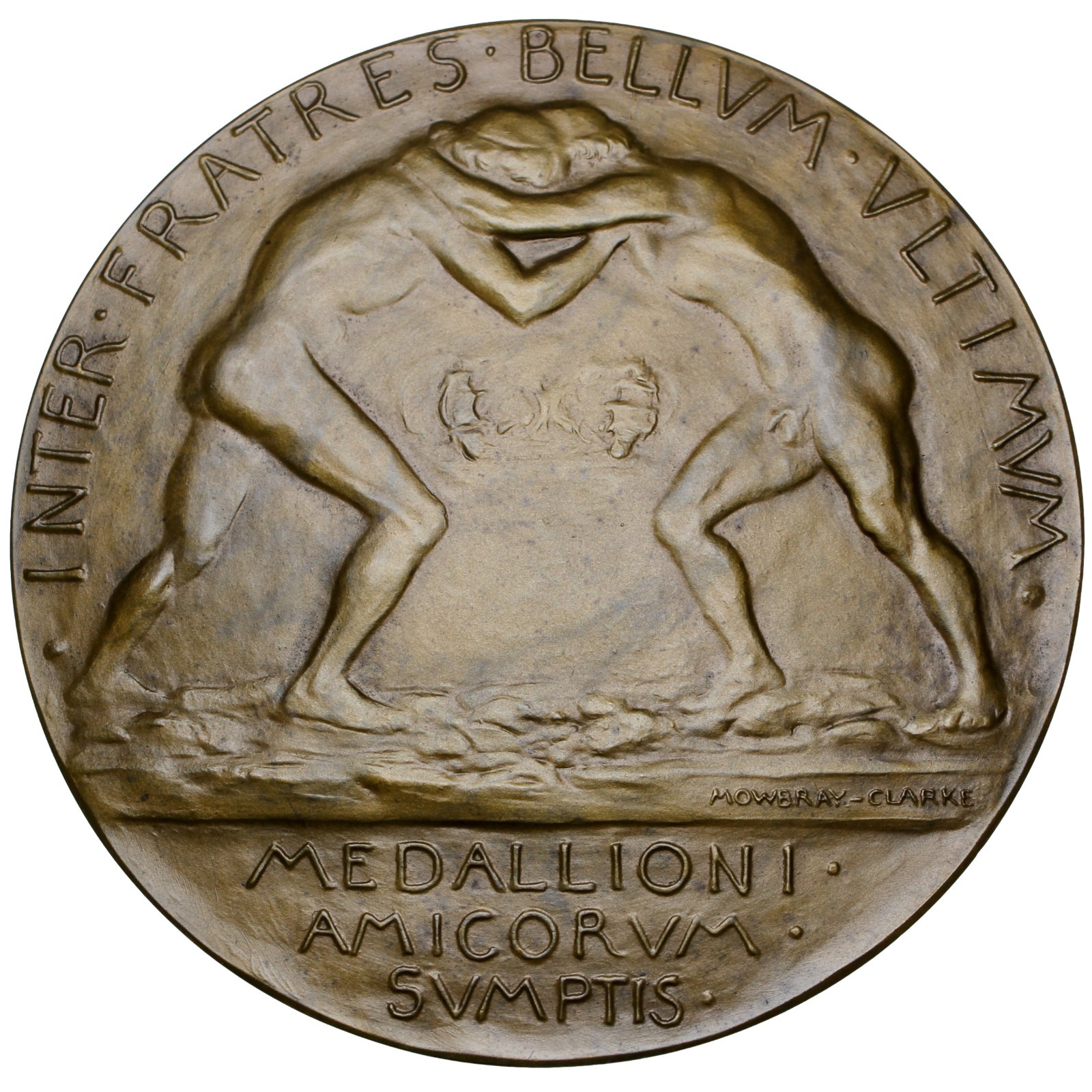 ANGLO-AMERICAN Peace Centennial 1914 bronze Medal / Circle of Friends