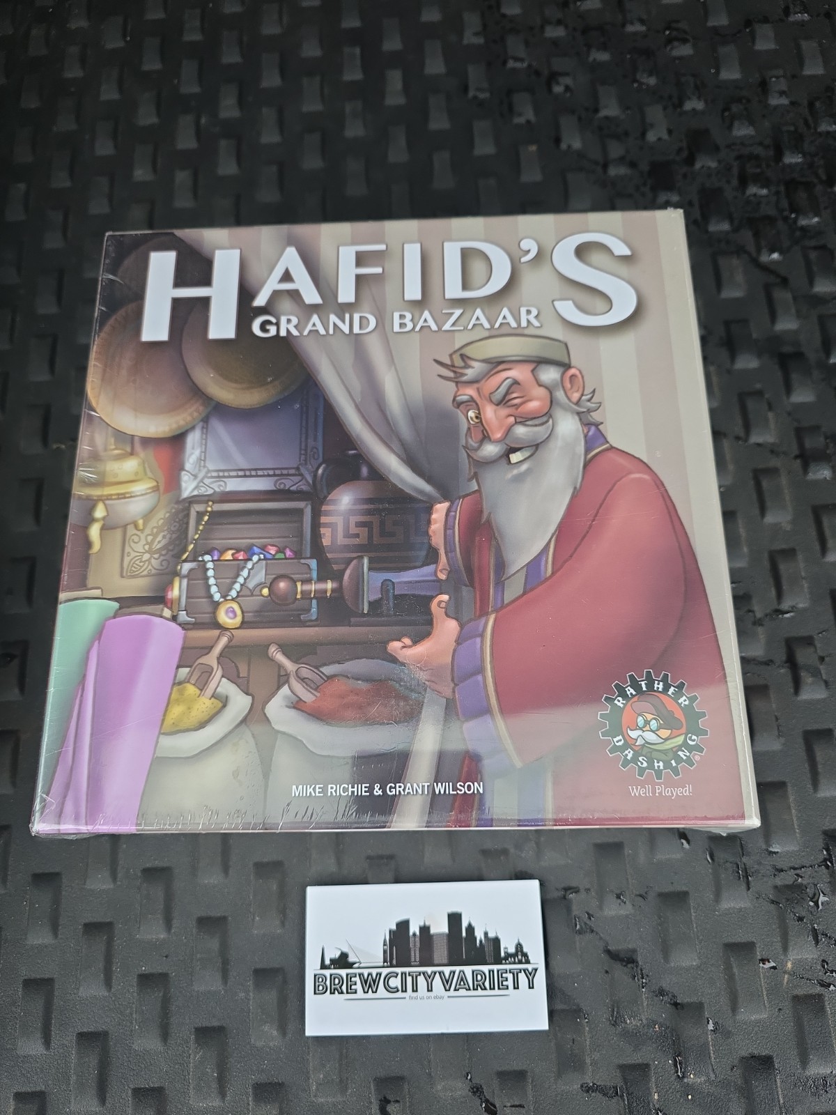 Family Board Game Hafid\'s Grand Bazaar New Sealed Rather Dashing Games 12+y.o. Family Board Game Hafid\'s Grand Bazaar New Sealed Rather Dashing Games 12+y.o.