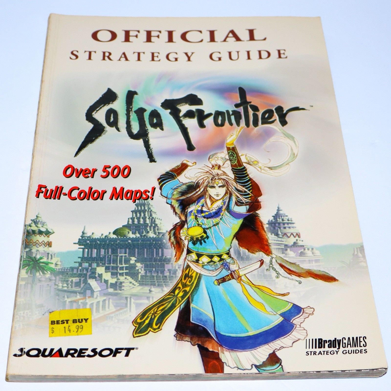 SaGa Frontier Official Strategy Guide Brady Games Playstation Squaresoft 1998