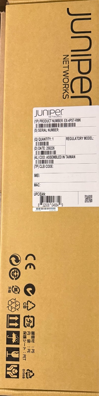 NEW SEALED Juniper EX-4PST-RMK Adjustable 4-Post Rack Mount Kit EX Series