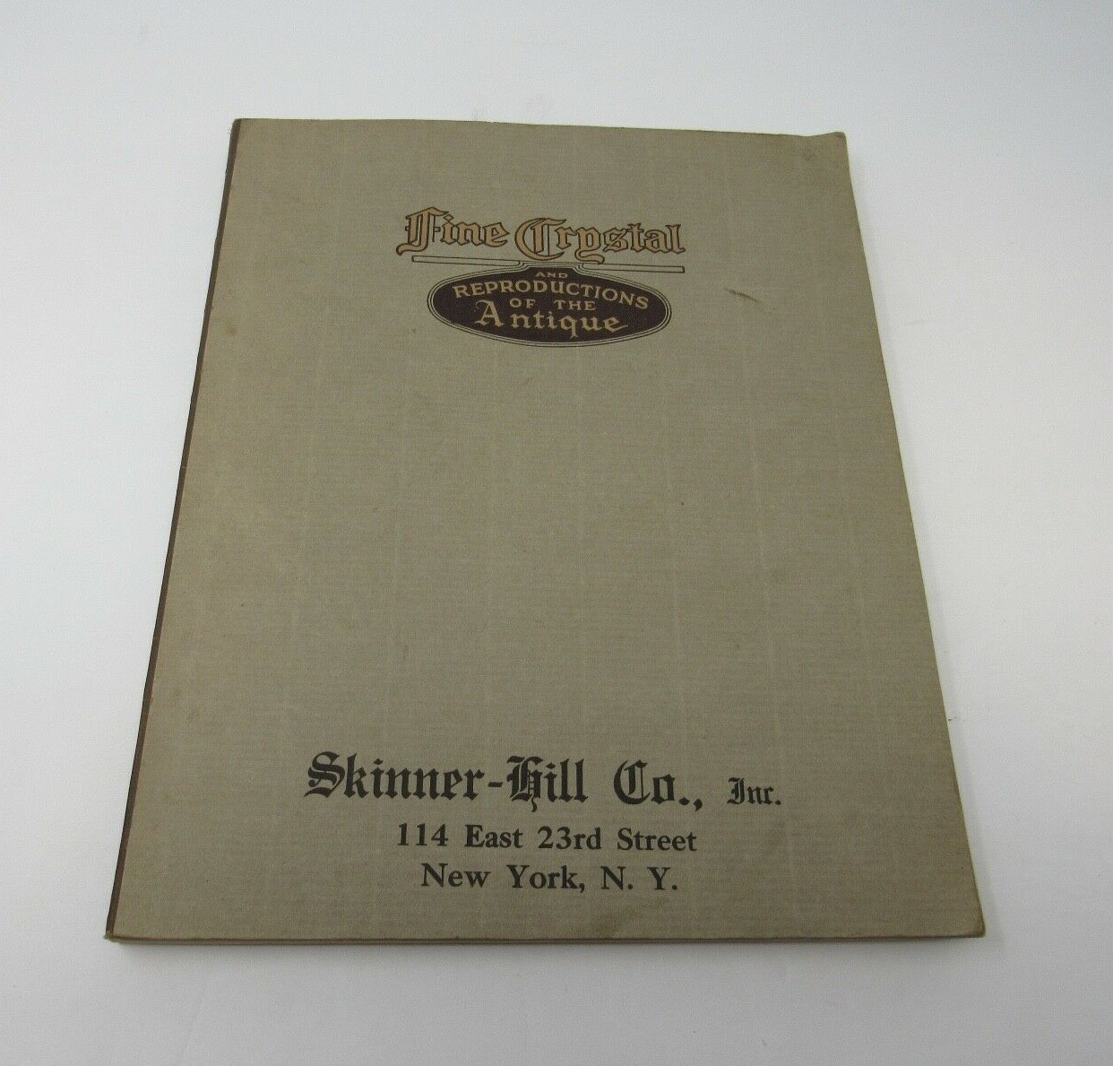 Original 1929 Skinner-Hill Catalogue \
