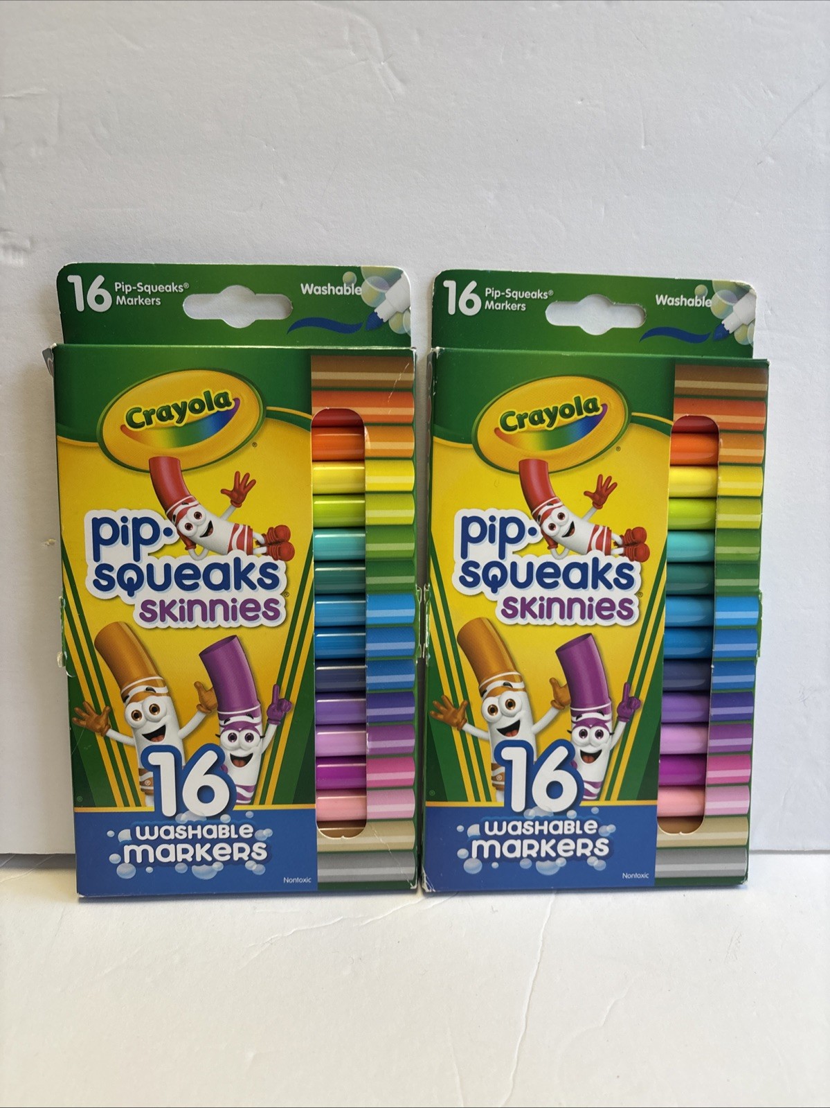 Lot Of 2 - Crayola Crayola Pip-Squeaks Washable Markers, 16 Count (58-8703)