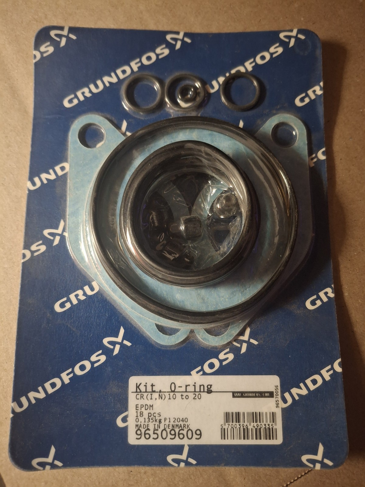 Grundfos 96509609 O-Ring Gasket Kit CR CRI CRN 10 15 20 EPDM Pump Repair New