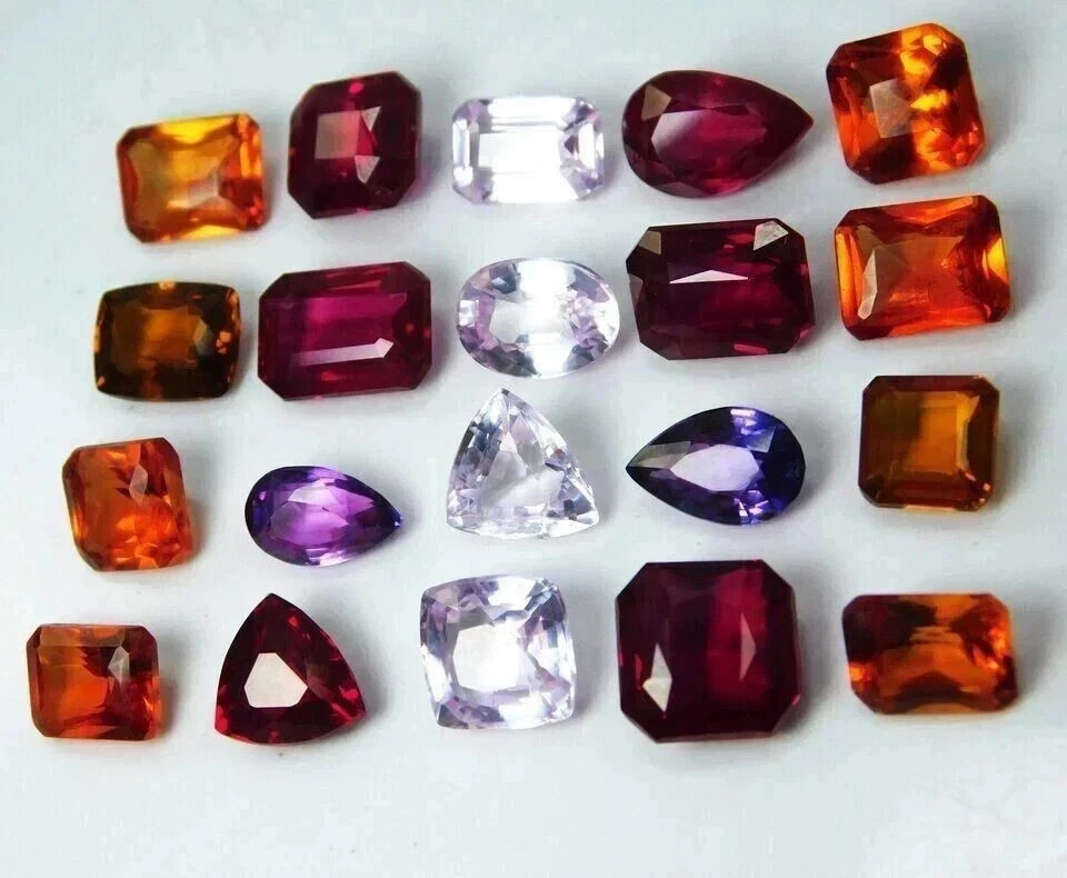 200 Ct Elegant Lot Mix Shape Certified Natural Sapphire Loose Gemstone Mix Color