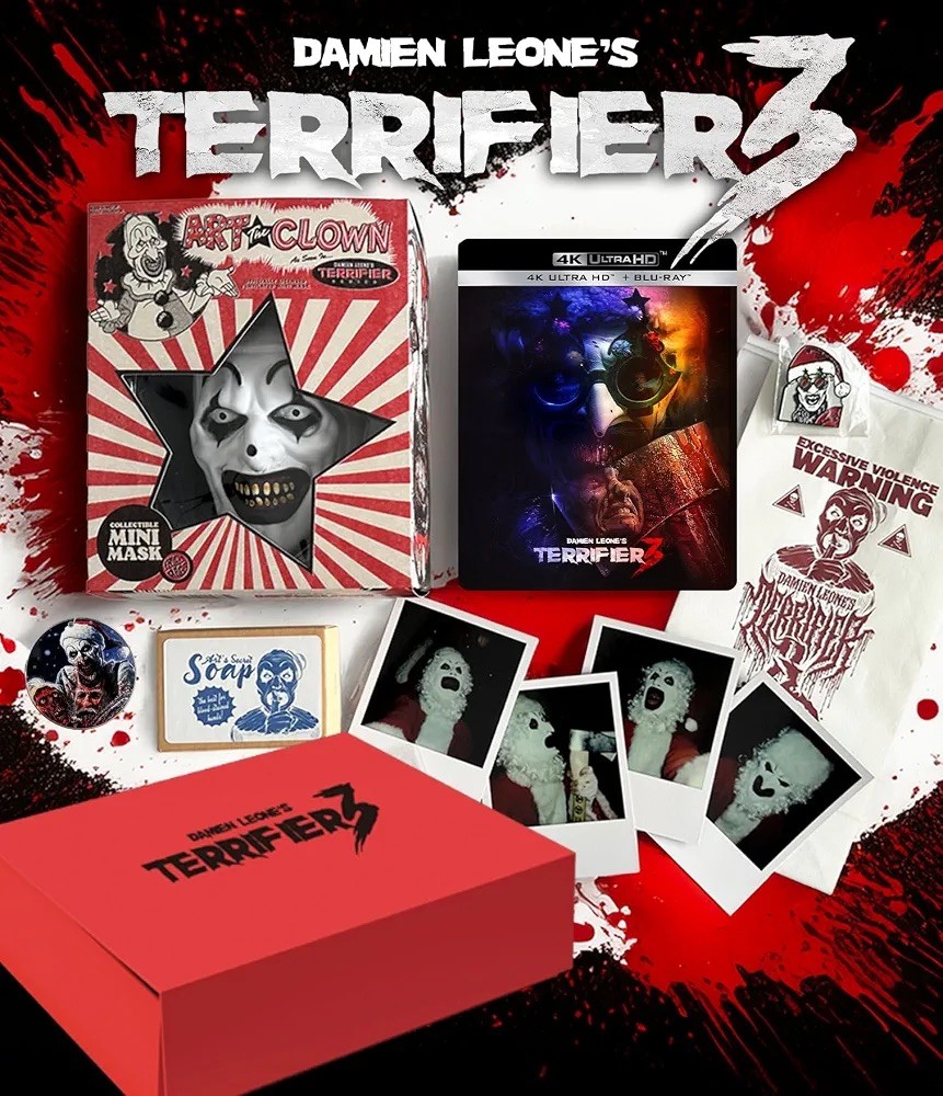 Terrifier 3 Amazon Limited Edition Collector’s Box Set New Sealed 4k + Blu-Ray