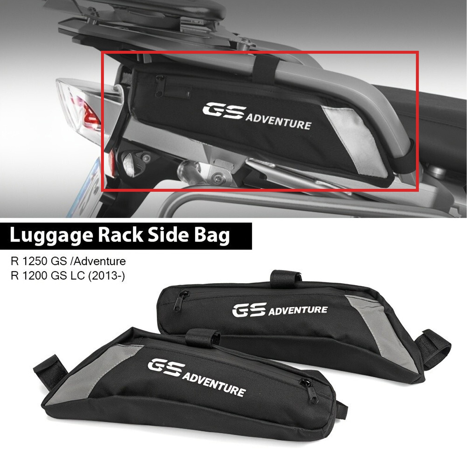 High-Quality Side Luggage Rack Bags For BMW R1200GS LC R1250GS Adventure GS1250