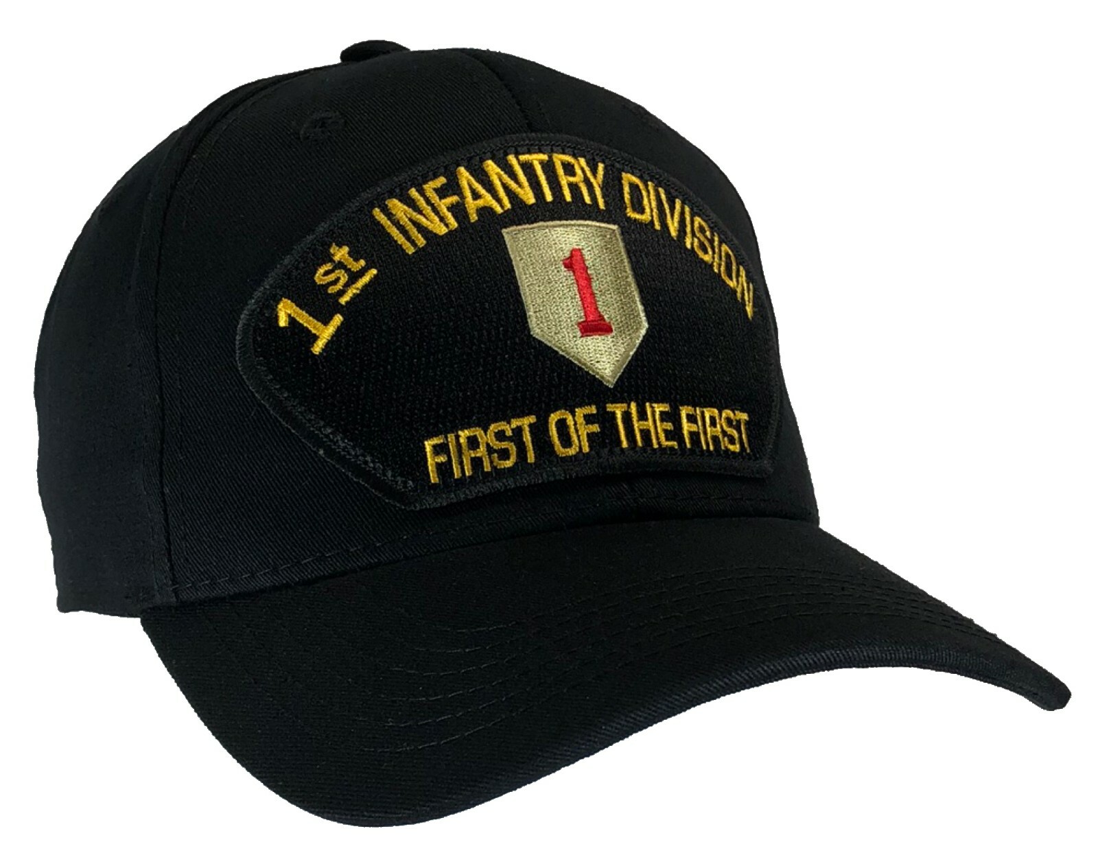 1st Infantry Division Hat Black Ball Cap \