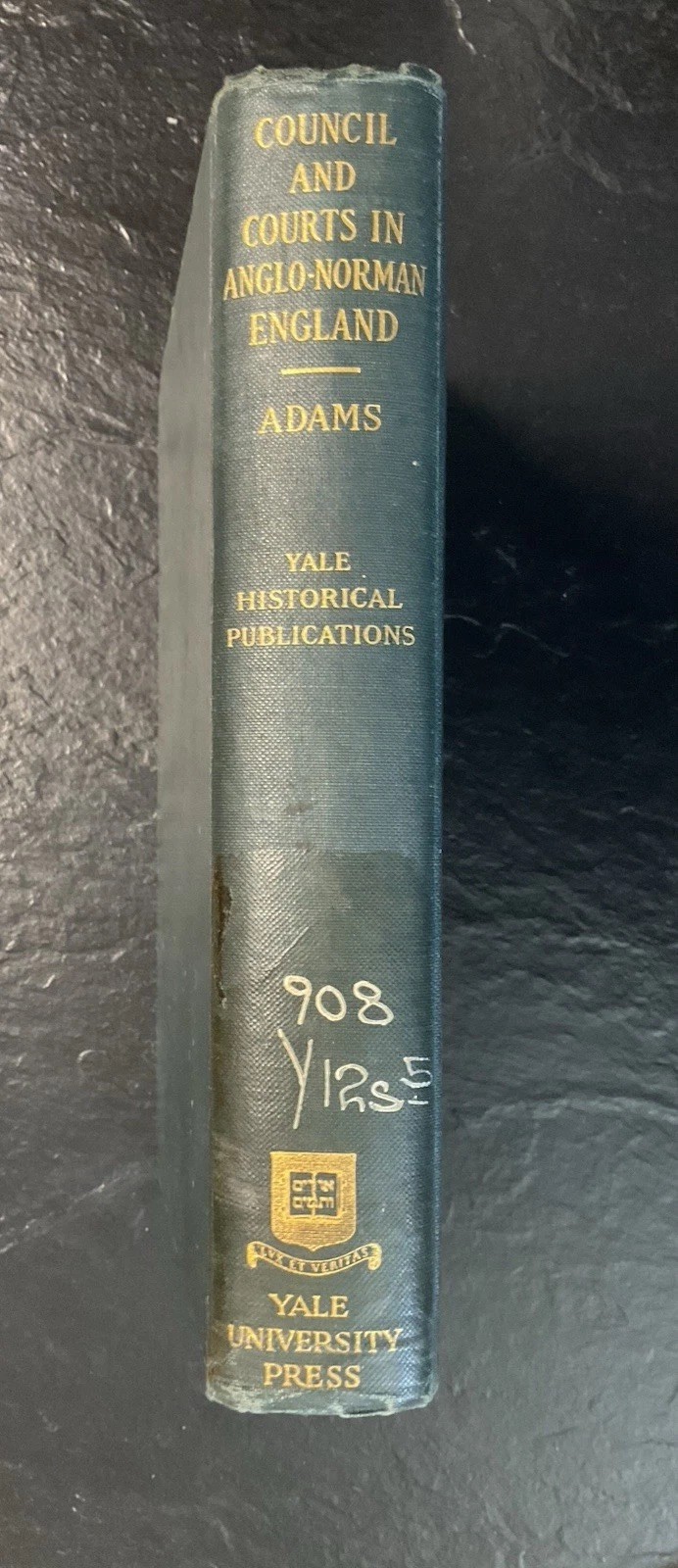 RARE Adams, George COUNCIL AND COURTS IN ANGLO-NORMAN ENGLAND  1st Edition 1st