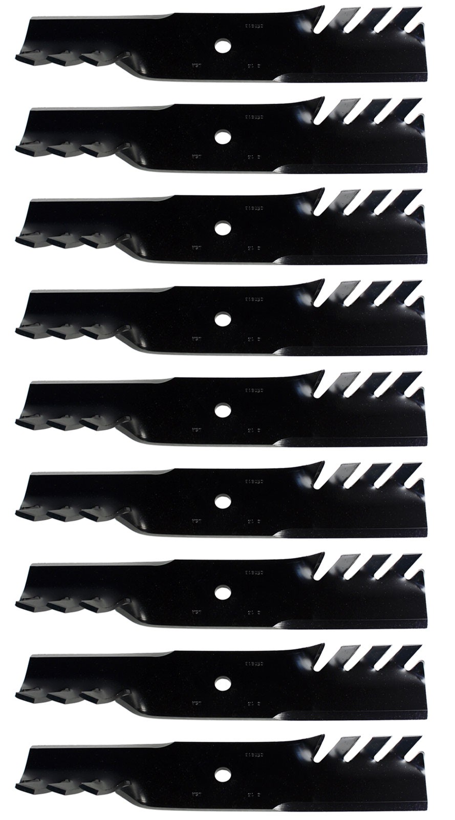 9 USA Mower Blades® Tooth Hi-Lift Replaces Wright Mfg® 71440002 32\