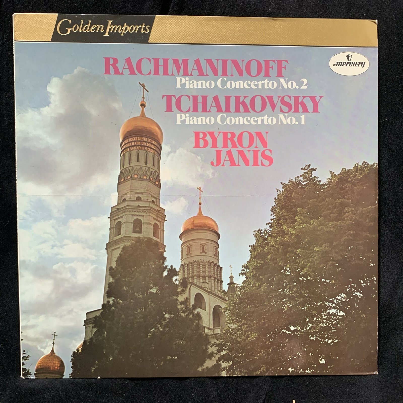 MERCURY SRI 75032 - Rachmaninoff & Tchaikovsky Concertos - BYRON JANIS - ST LP