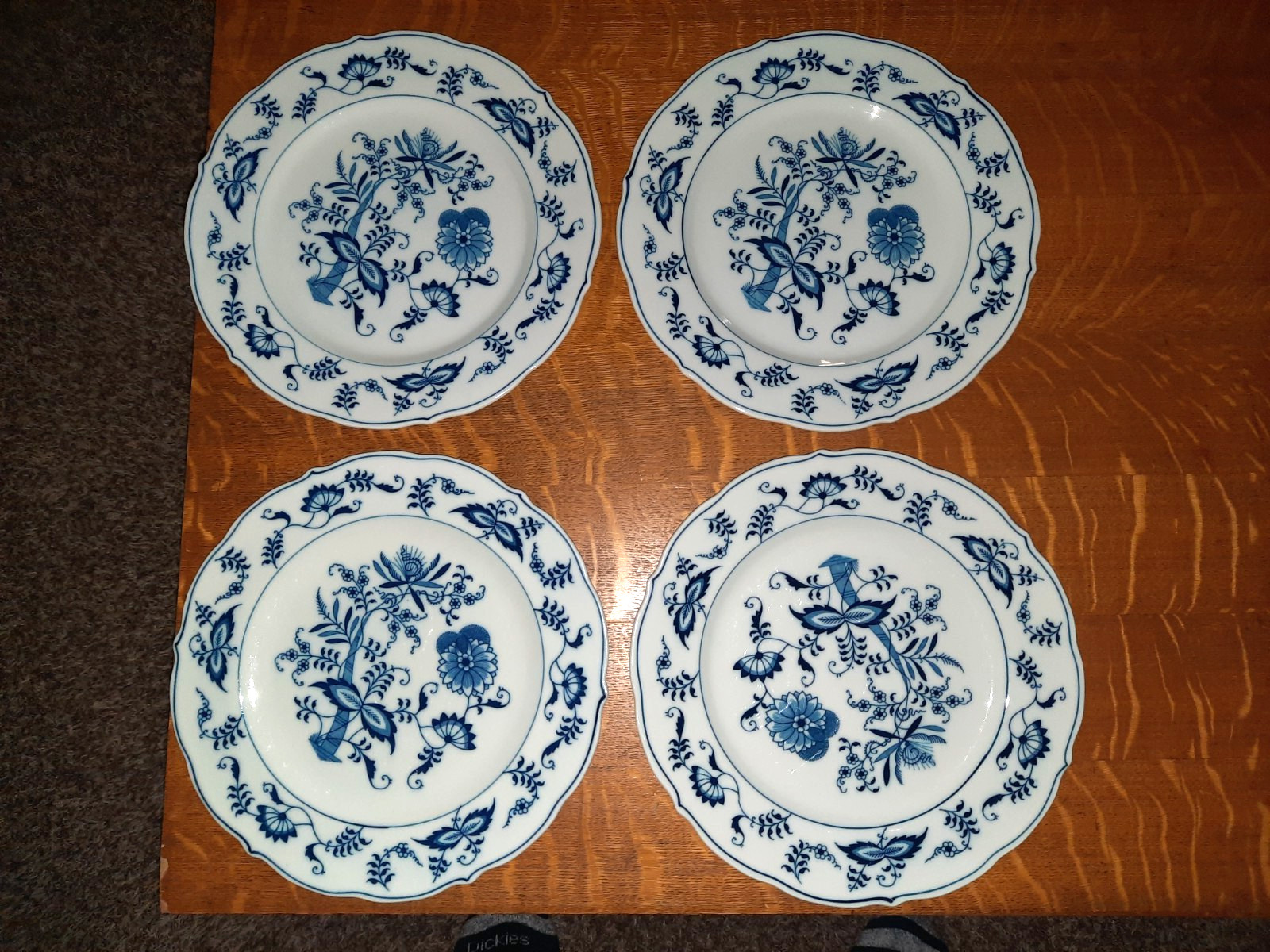 Set of 4 Blue Danube Japan 10-1/2\