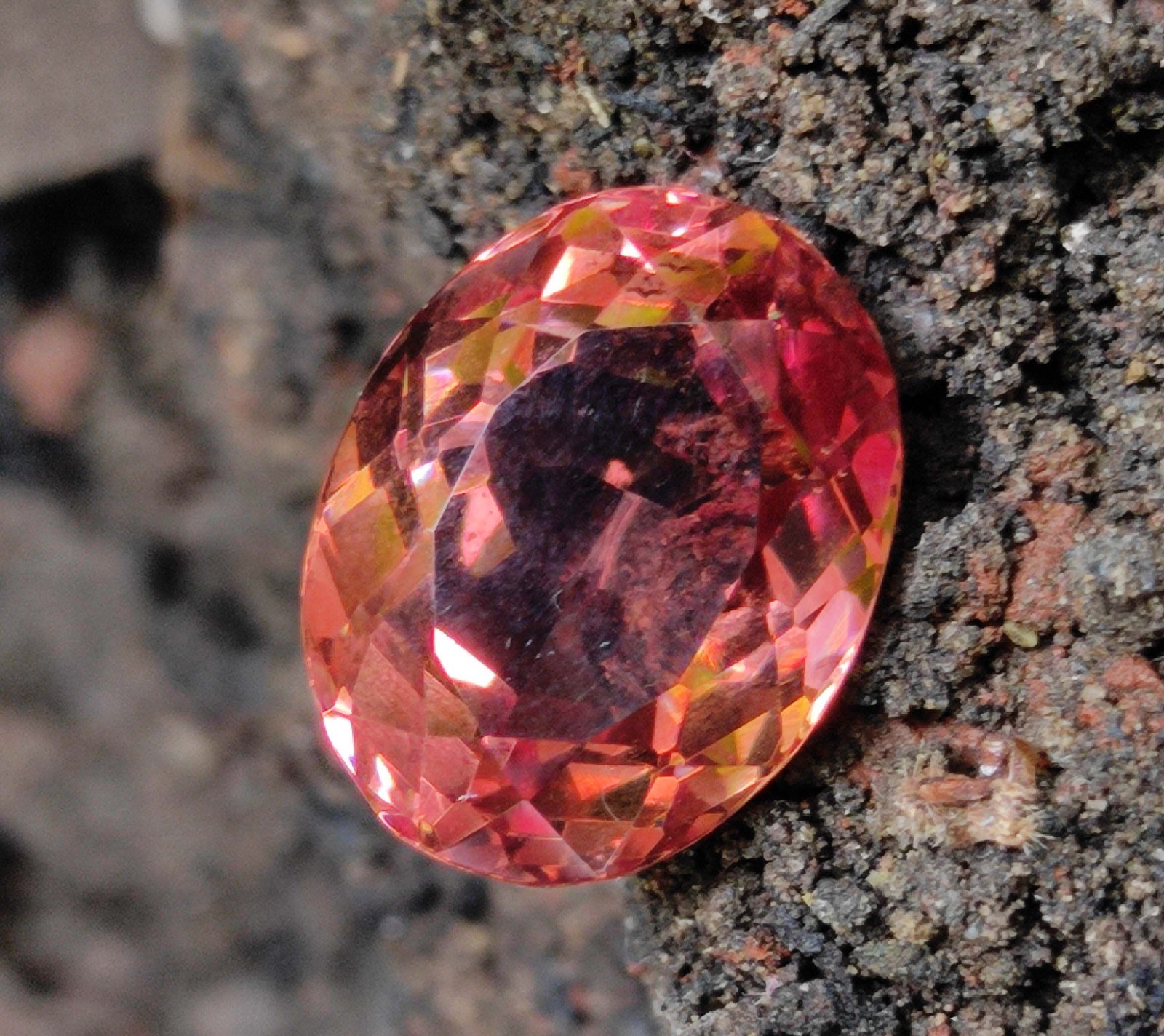 Nice Oval Cut A+20.50 Ct NATURAL Zultanite 7 Color GIE Certified Loose Gemstone