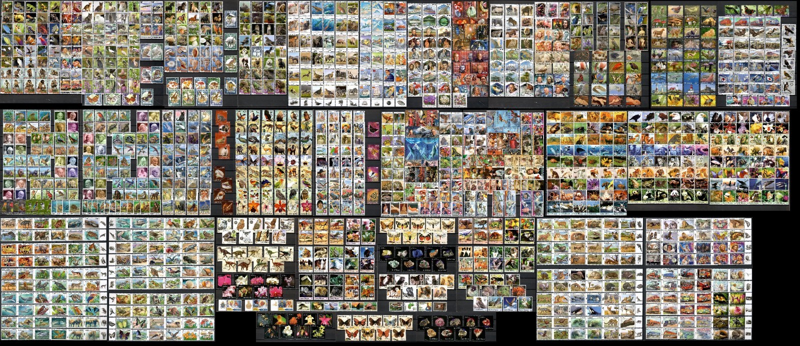 Lot 300 different cpl. sets MNH - topical collection  #ZN300