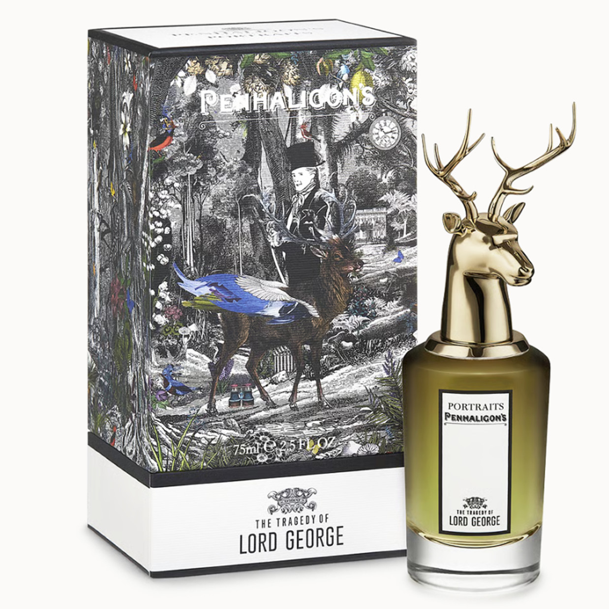 Penhaligon\'s The Tragedy of Lord George Eau de Parfum Spray 2.5 fl oz New In Box Penhaligon\'s The Tragedy of Lord George Eau de Parfum Spray 2.5 fl oz New In Box
