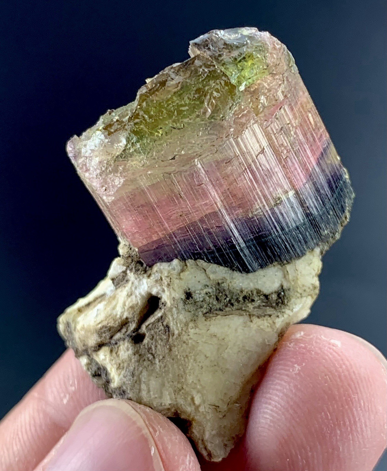 58 Ct Heated Tourmaline Crystal Specimen From Afghanistan 58 Ct Heated Tourmaline Crystal Specimen From Afghanistan
