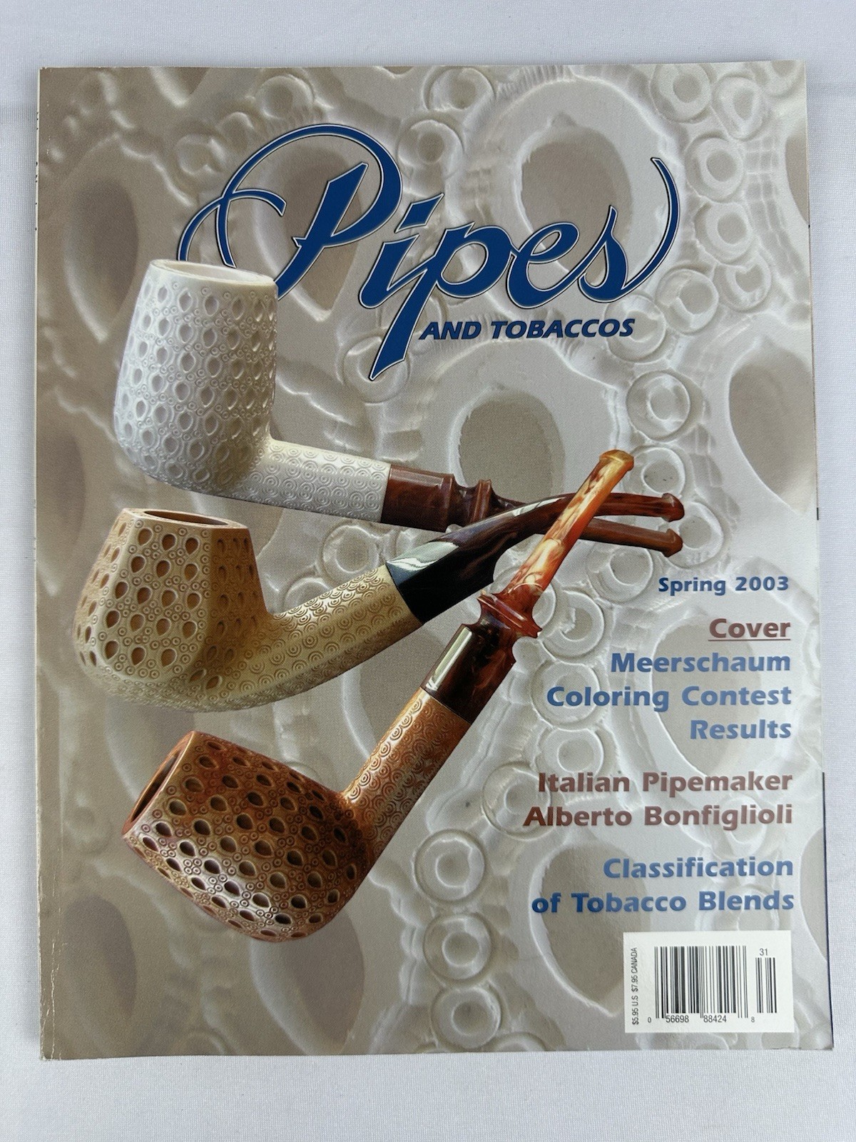 Pipes and Tobaccos Smoking Magazine VTG Spring 2003 Meerschaum Coloring Contest