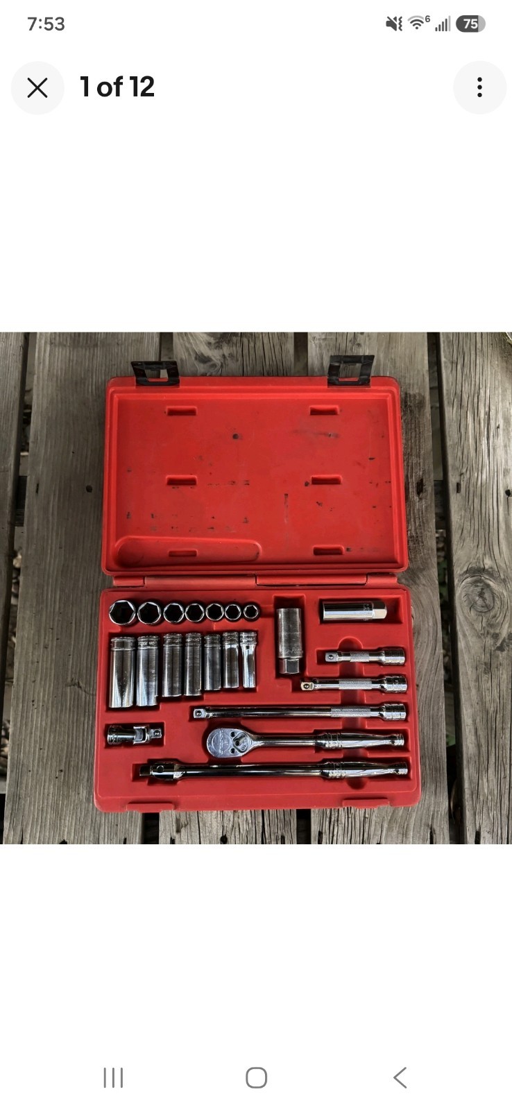 Snap-On NEW 222AFSMP 22-Pc 3/8\