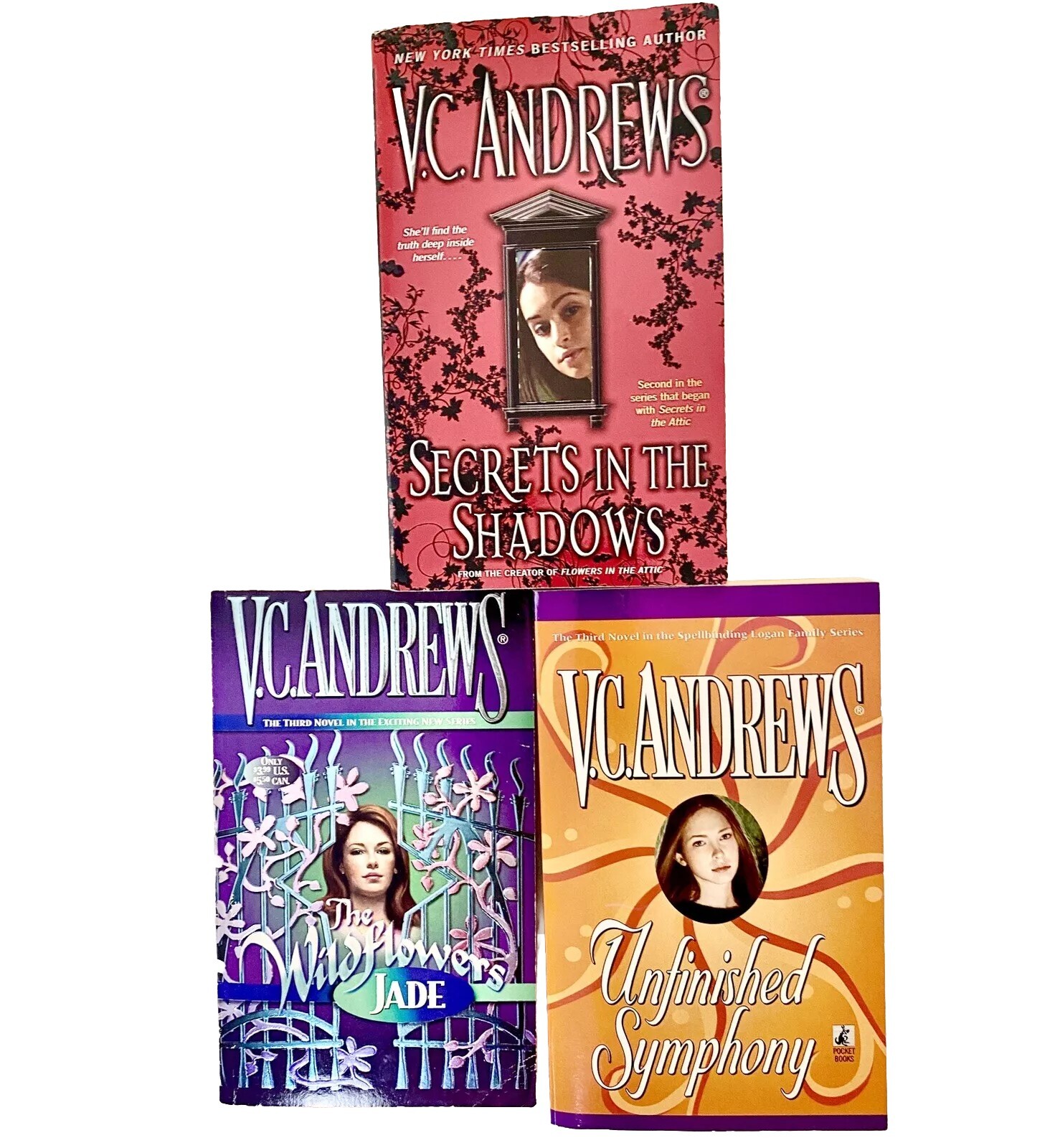 3 Vintage VC Andrews Books Two 1st Editions 1 Keyhole Cover