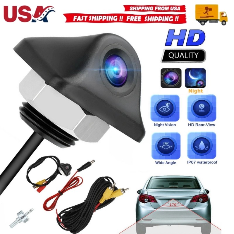 170° Car Rear View Backup Camera Reverse Parking Cam Waterproof HD Night Vision