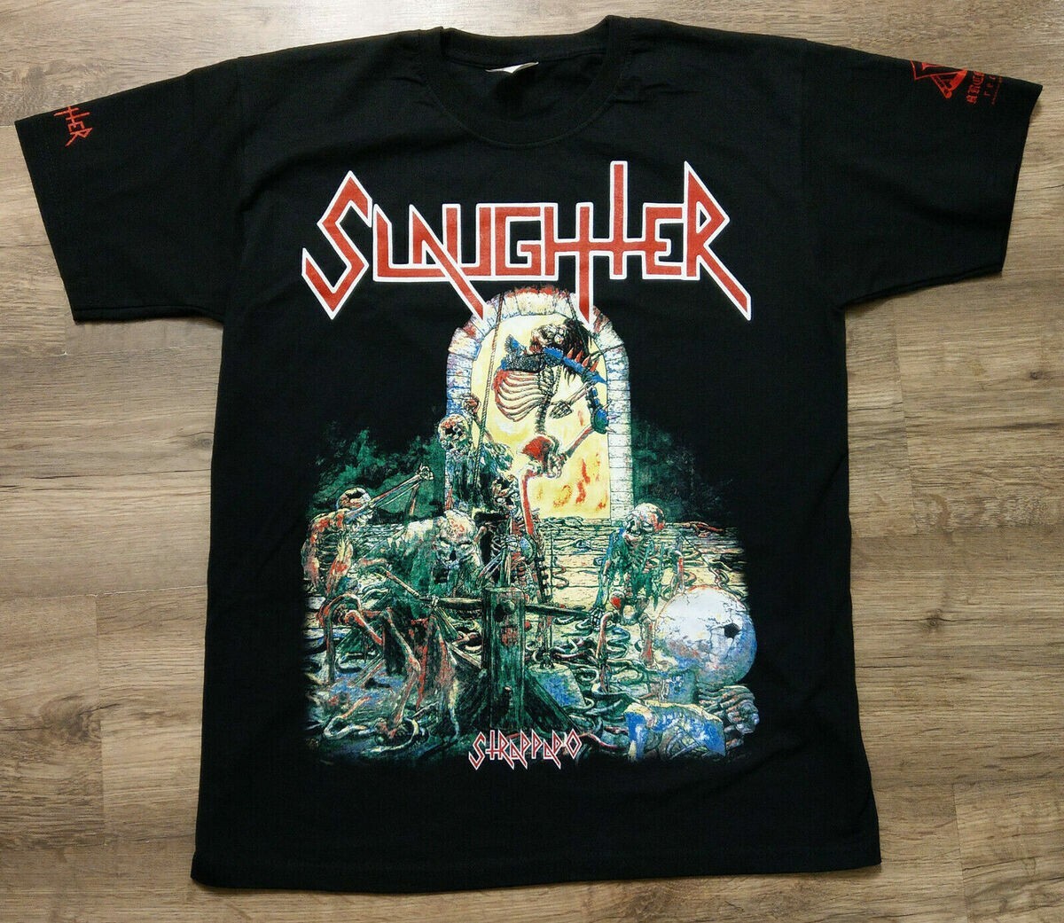 Slaughter t-shirt,Strappado tee Black Unisex All size SHirt B116