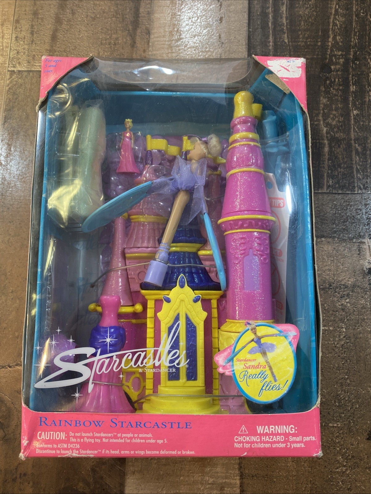 Vintage 2001 Starcastles & Stardancer Sandra Rainbow Starcastle New DAMAGED BOX Vintage 2001 Starcastles & Stardancer Sandra Rainbow Starcastle New DAMAGED BOX
