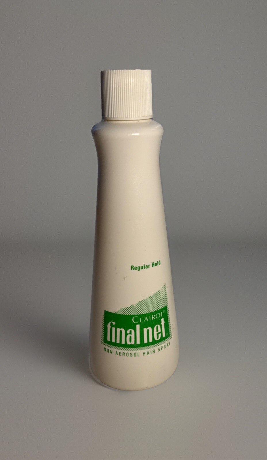 Clairol Final Net bottle Hairspray Movie Prop vintage 1989 beauty salon 1990s