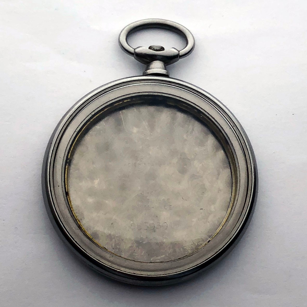 Rare Swiss ANTIQUE Steel CASE Pocket watch OMEGA
