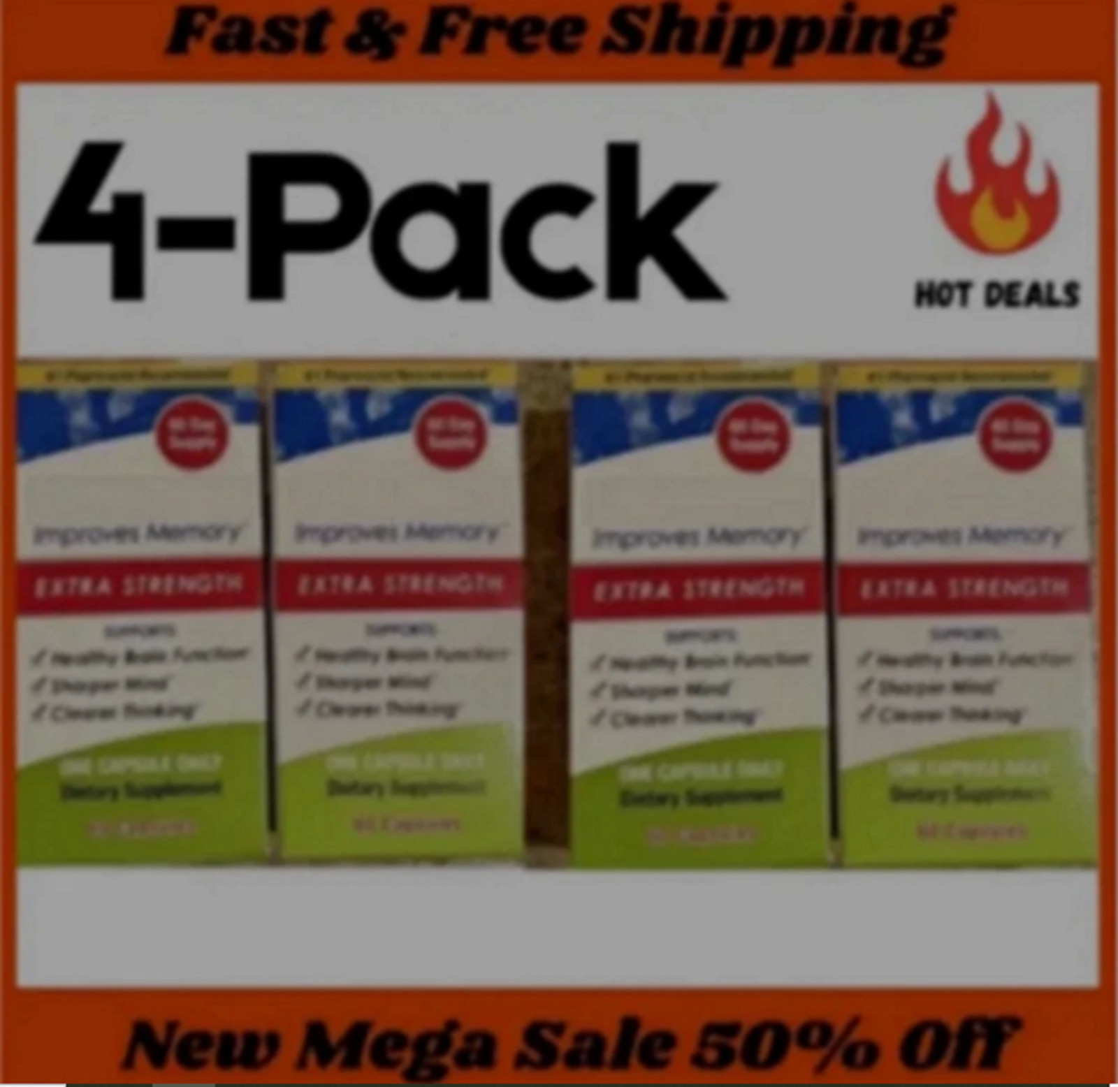 4Pack Capsules – 240 Count – 20mg – New – – Ships From USA 4Pack Capsules – 240 Count – 20mg – New – – Ships From USA