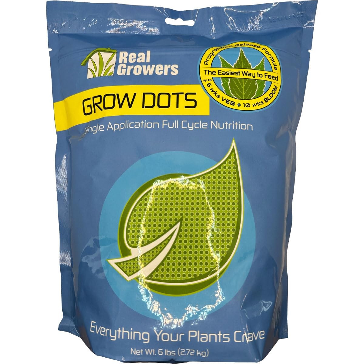 Real Growers Grow Dots Classic 6lb – Bulk Single Application Programmed Release